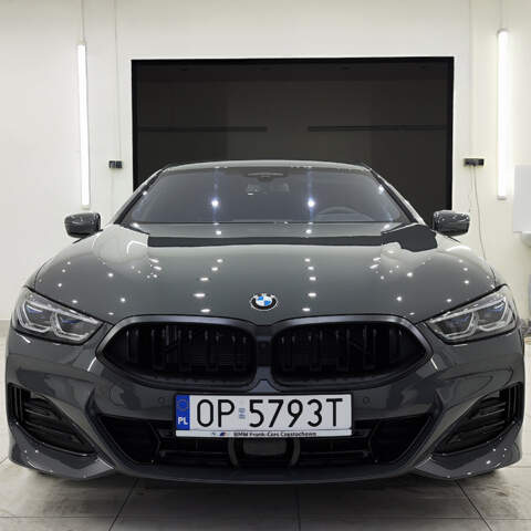 BMW 8, odświeżenie lakieru, aplikacja powłoki na lakier e-coating, na felgi wheel i na szyby Glass Protection