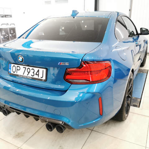 Bmw M2 folia ochronna Aqua Shield PRO na full front, powłoka ochronna lakieru, szyby i felgi