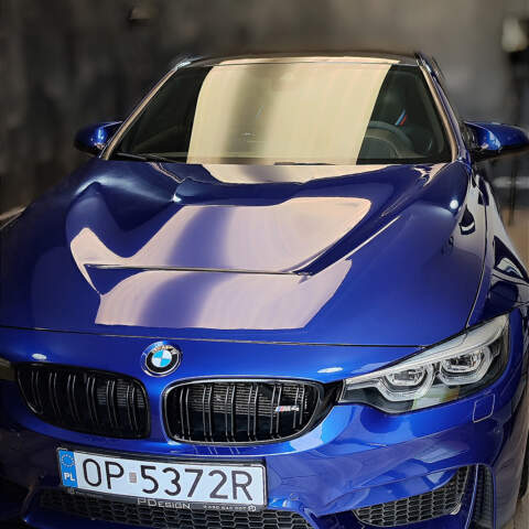 BMW M4 odświeżenie lakieru, zabezpieczenie powłoką ochronną Aqua E-coating